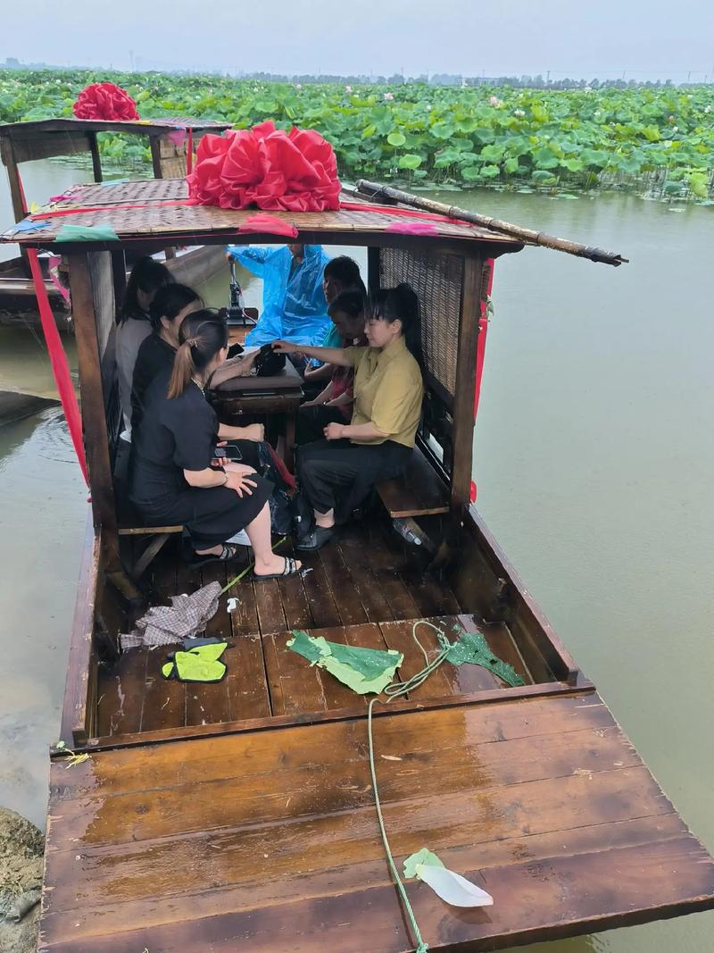 老人船上弄雨荷和普通版，哪个更胜一筹？