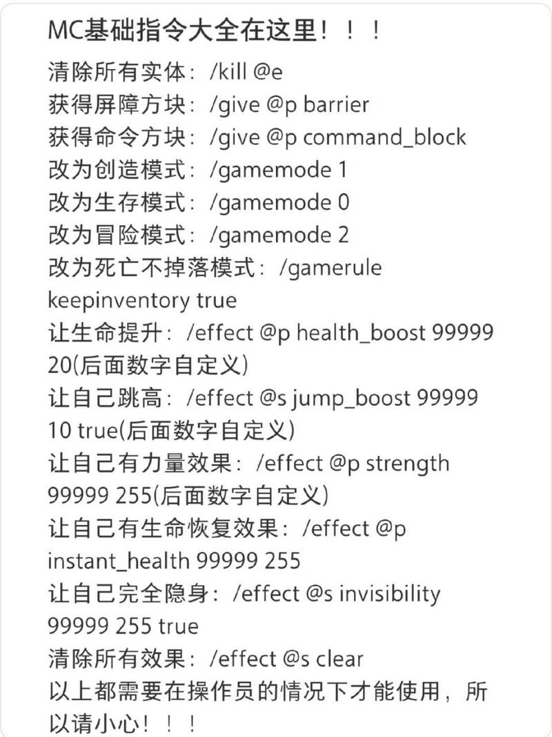 探索未知：我的世界的深度指令探索指南，专属高级创造的神秘技巧